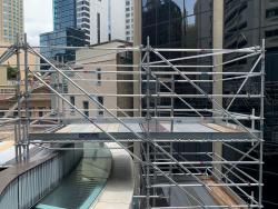 Proscaf Aluminium Cantilevered/Drop Scaffold in Sydney CBD