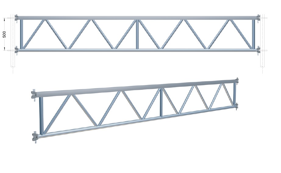 LATTICE GIRDER U-TRANSOM