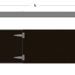 ALU ACCESS PLATFORM TO FIT TUBULAR LEDGER