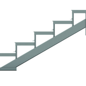 STAIRWAY STRINGER U-TRANSOM