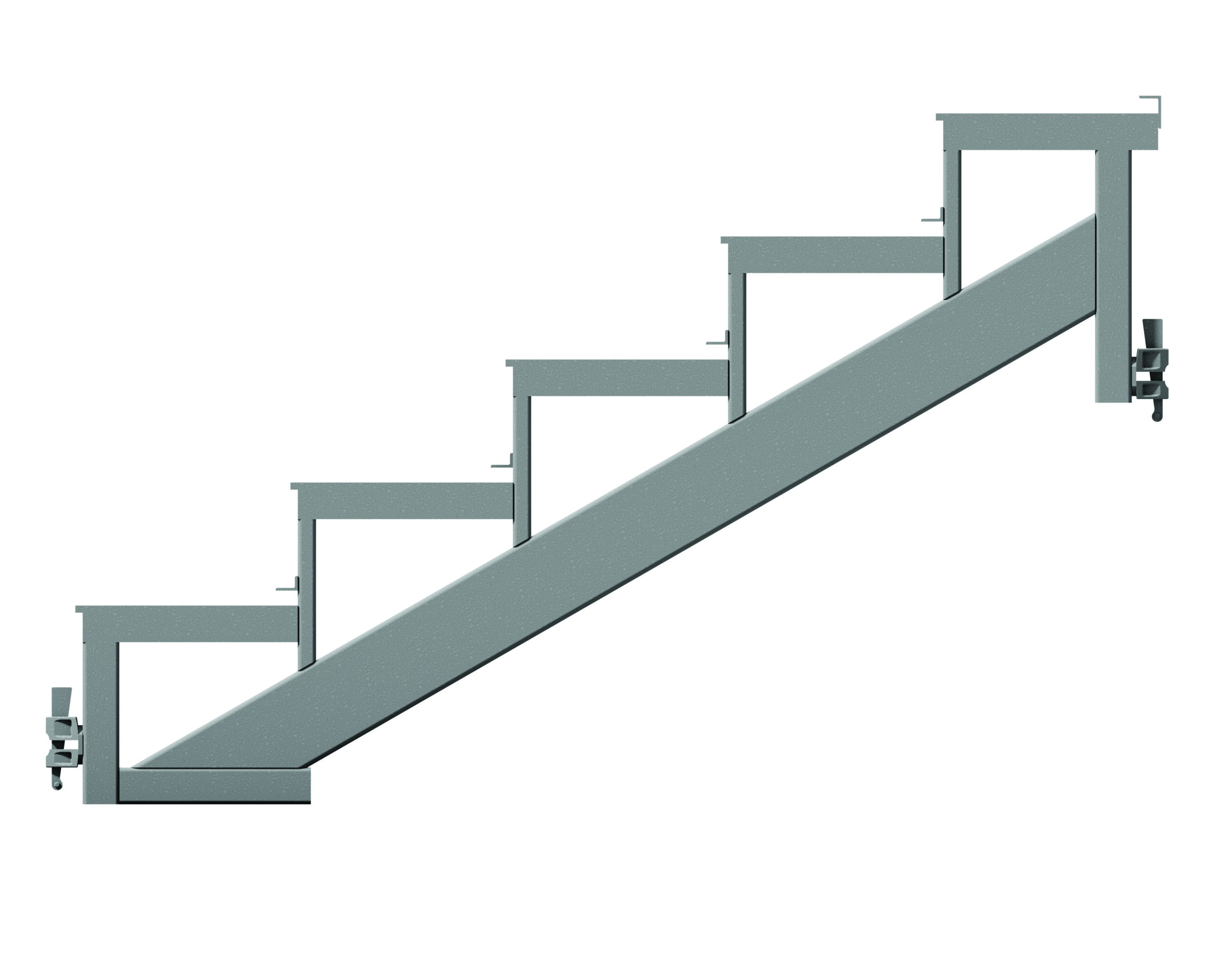 STAIRWAY STRINGER U-TRANSOM